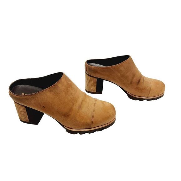 Sorel Shoes - Sorel Women's Addington Mule Boot in Brown Size 7.5
